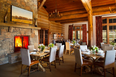Clubhouse dining at Snake River Sporting Club