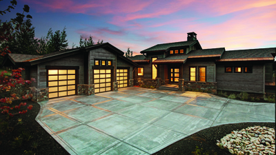 Todd Arenson Construction-built home constructed with both contemporary and reclaimed materials
