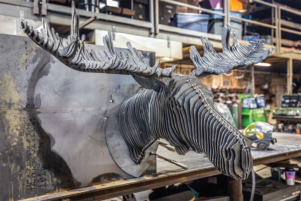 Moose | 60” x 48” | Steel